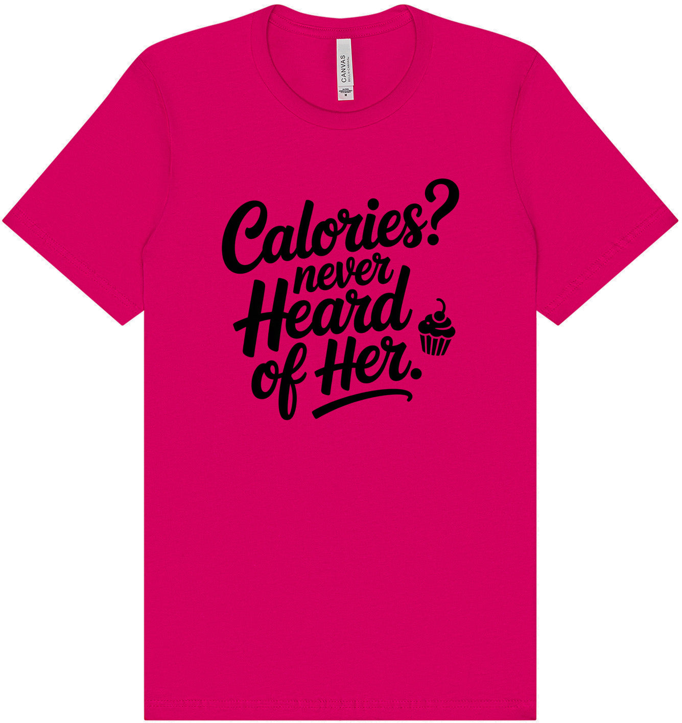 Calories Never Heard of Her Adult Bella Canvas Shirt