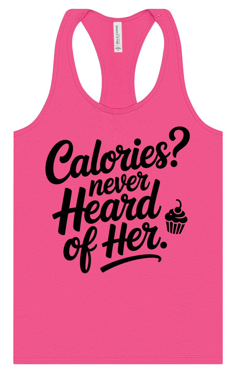 Calories Never Heard of Her Women's Racerback Tank