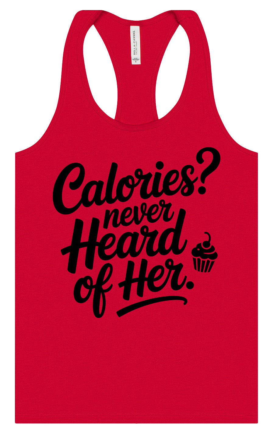 Calories Never Heard of Her Women's Racerback Tank