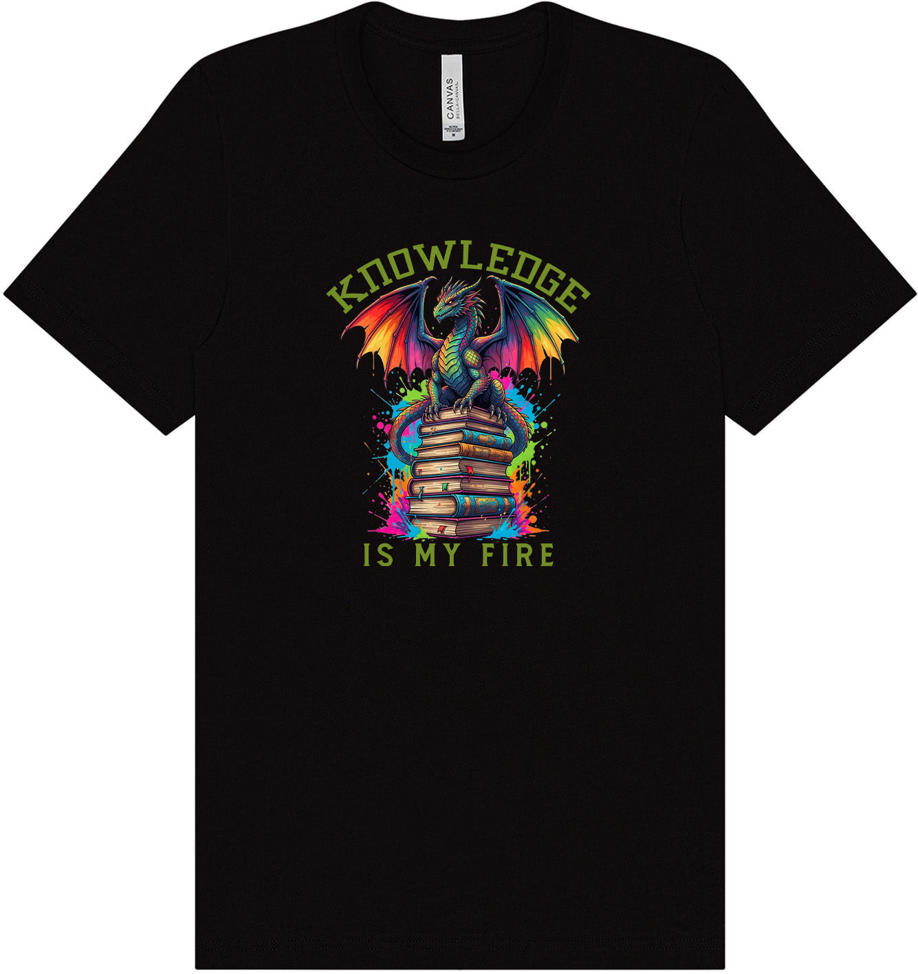 Knowledge is My Fire Adult Bella Canvas Shirt