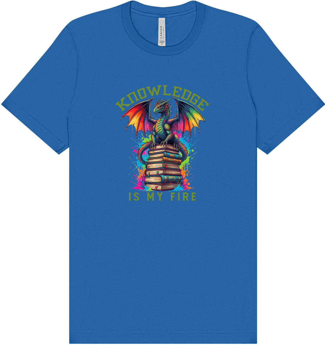 Knowledge is My Fire Adult Bella Canvas Shirt