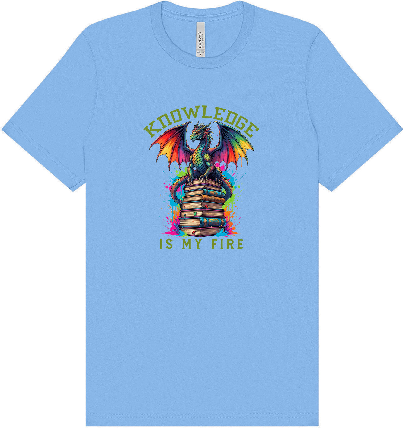 Knowledge is My Fire Adult Bella Canvas Shirt