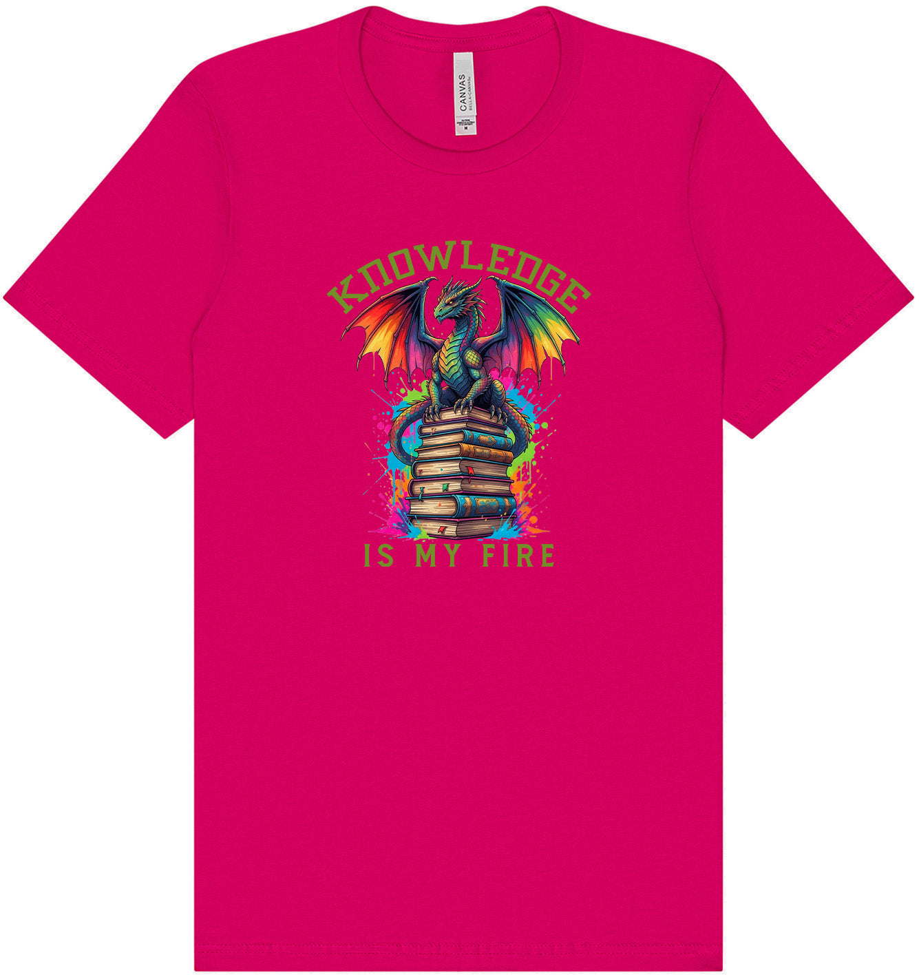 Knowledge is My Fire Adult Bella Canvas Shirt