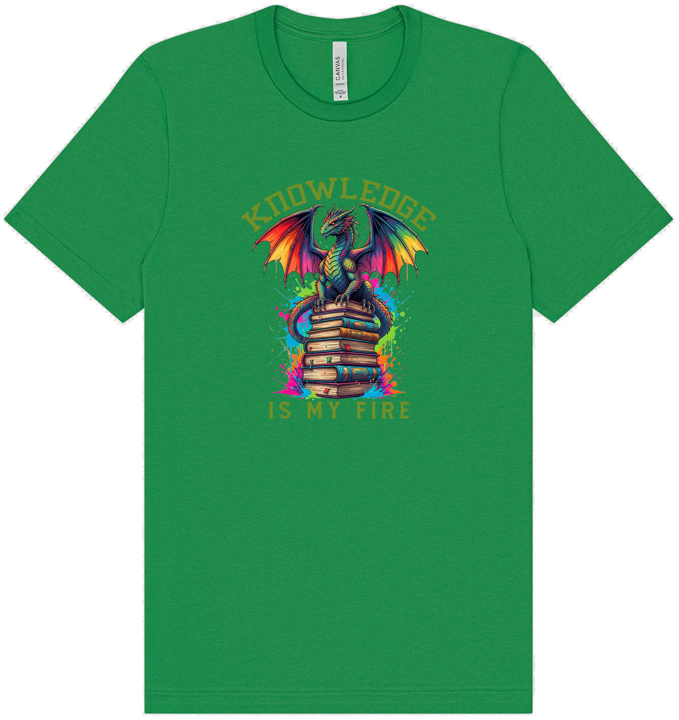 Knowledge is My Fire Adult Bella Canvas Shirt