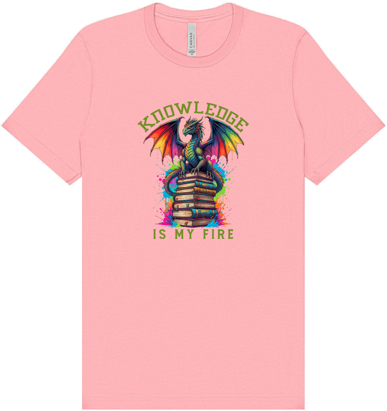 Knowledge is My Fire Adult Bella Canvas Shirt