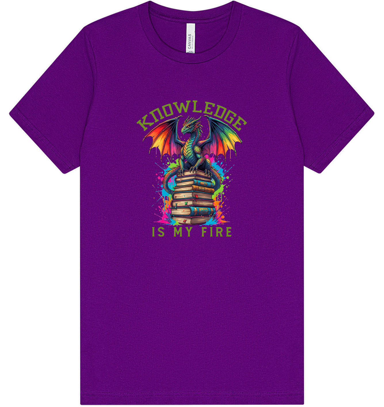 Knowledge is My Fire Adult Bella Canvas Shirt