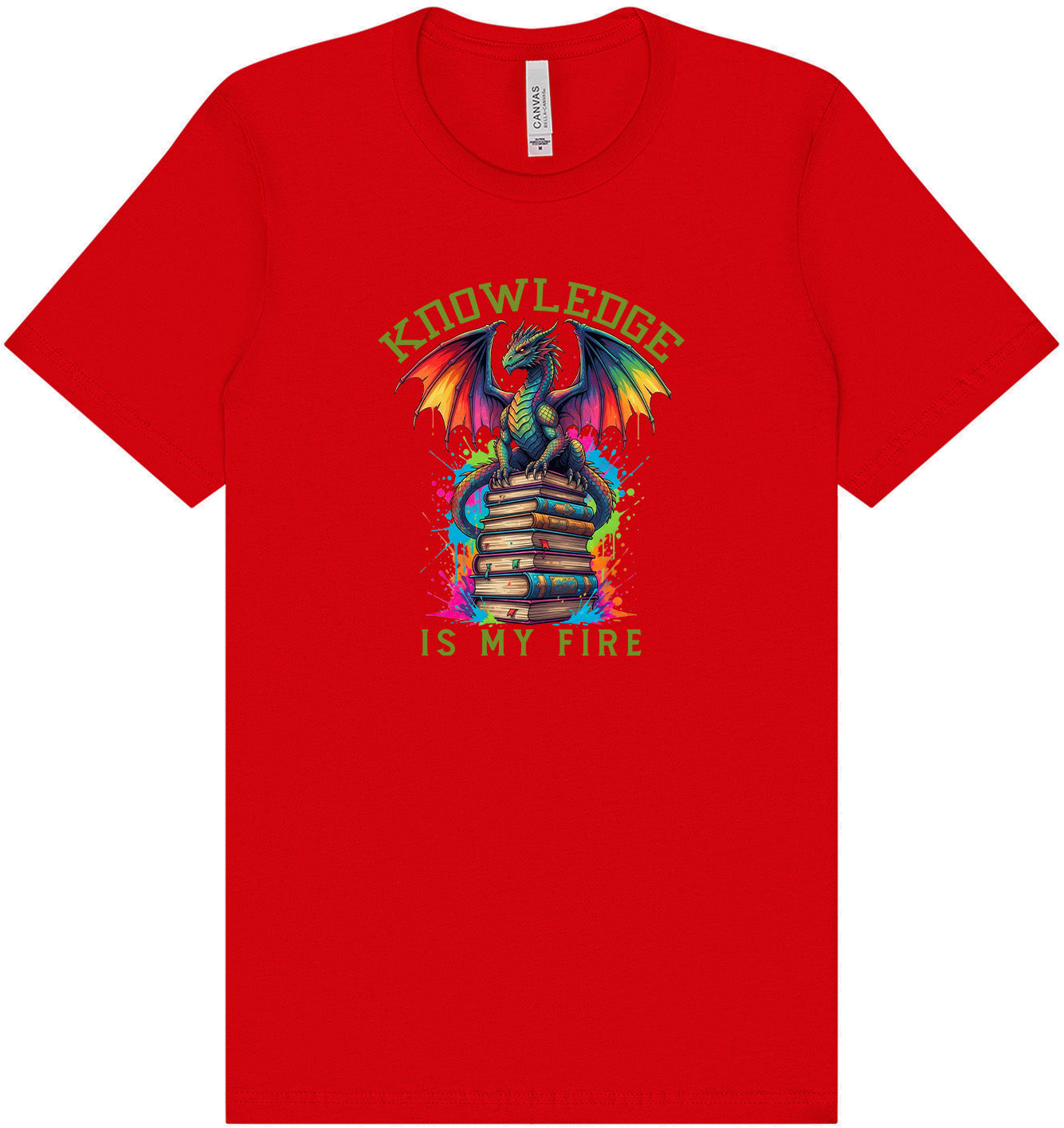 Knowledge is My Fire Adult Bella Canvas Shirt