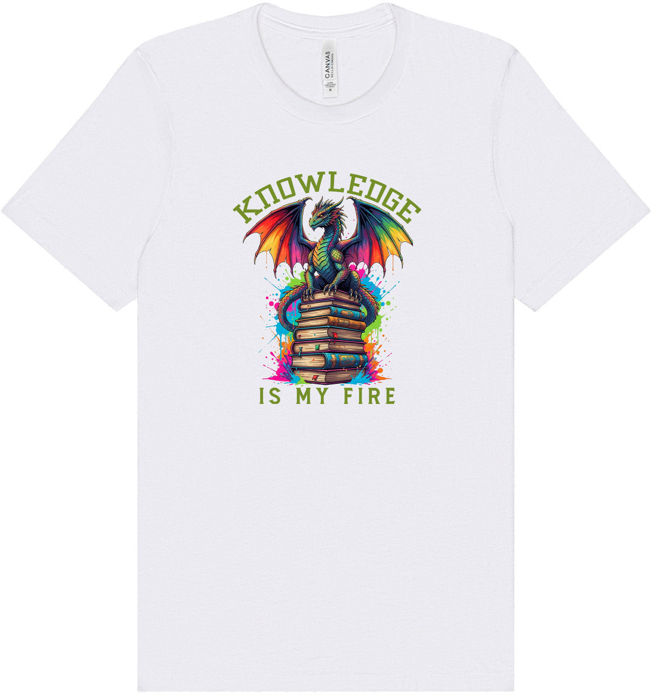 Knowledge is My Fire Adult Bella Canvas Shirt