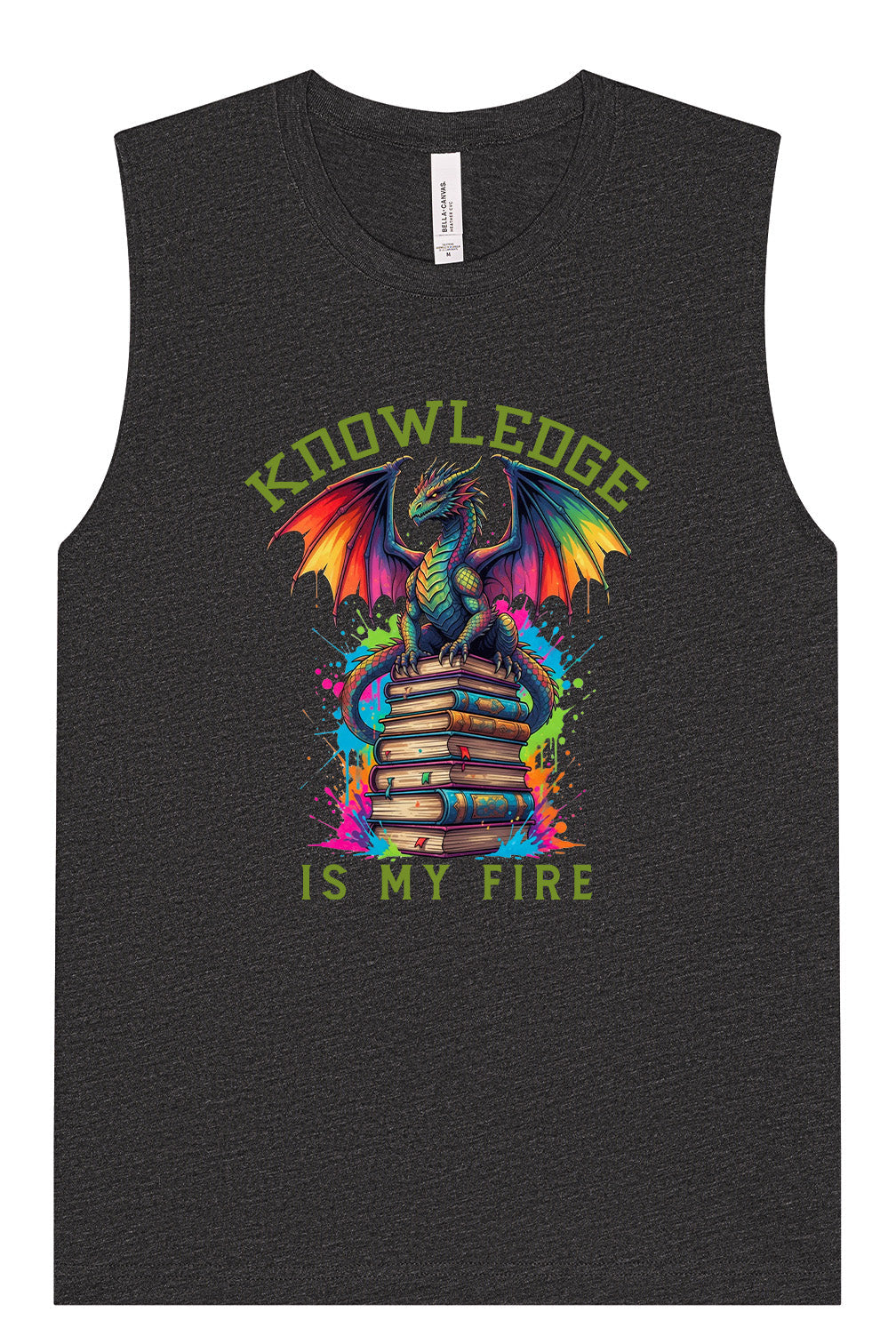 Knowledge is My Fire Muscle Tank