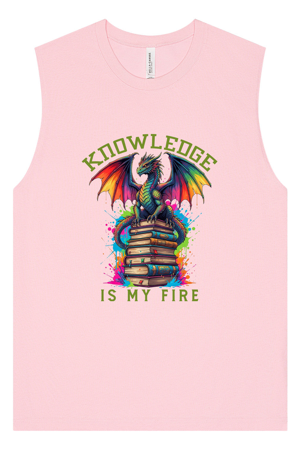 Knowledge is My Fire Muscle Tank