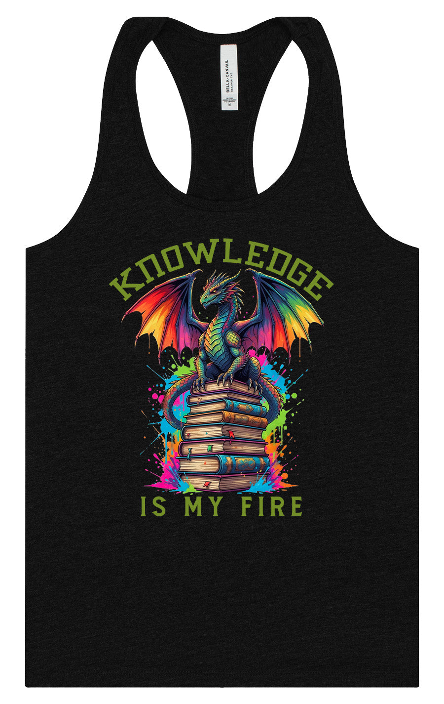 Knowledge is My Fire Women's Racerback Tank