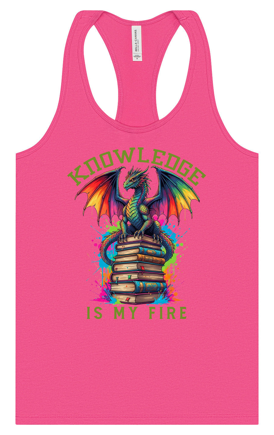 Knowledge is My Fire Women's Racerback Tank