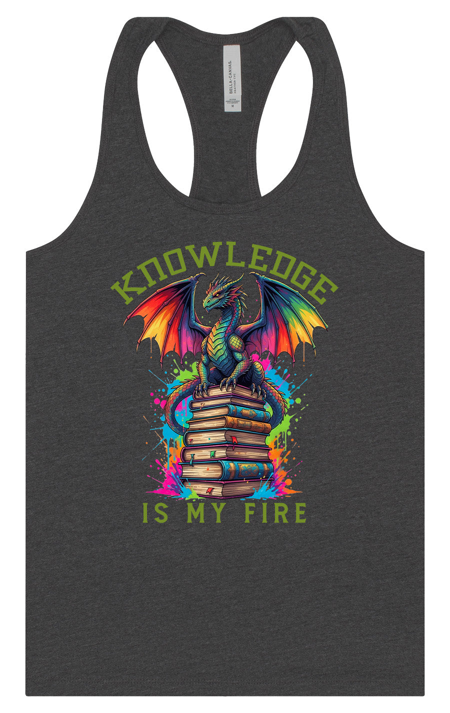 Knowledge is My Fire Women's Racerback Tank