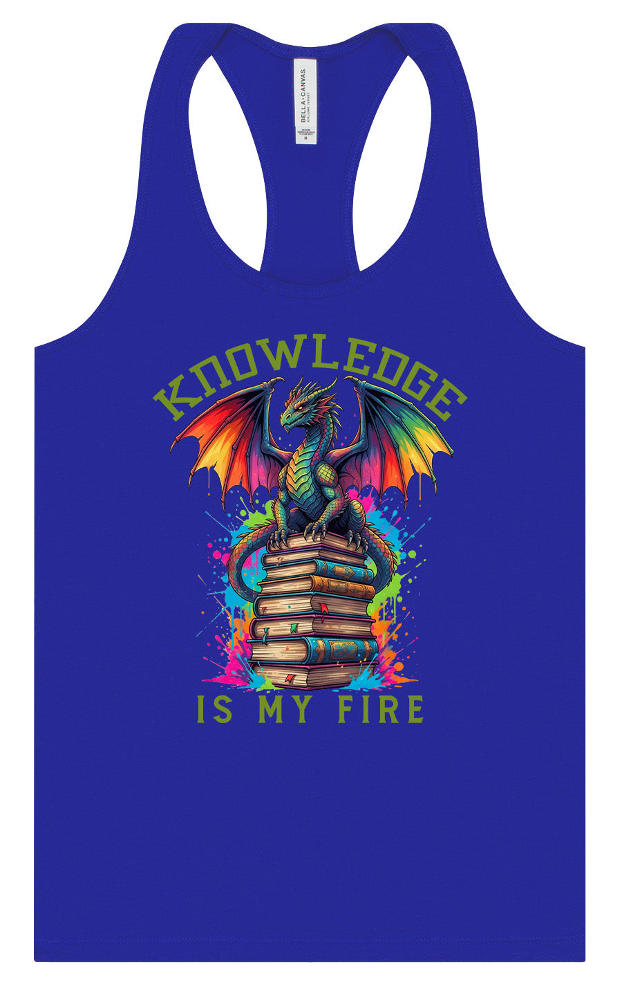 Knowledge is My Fire Women's Racerback Tank