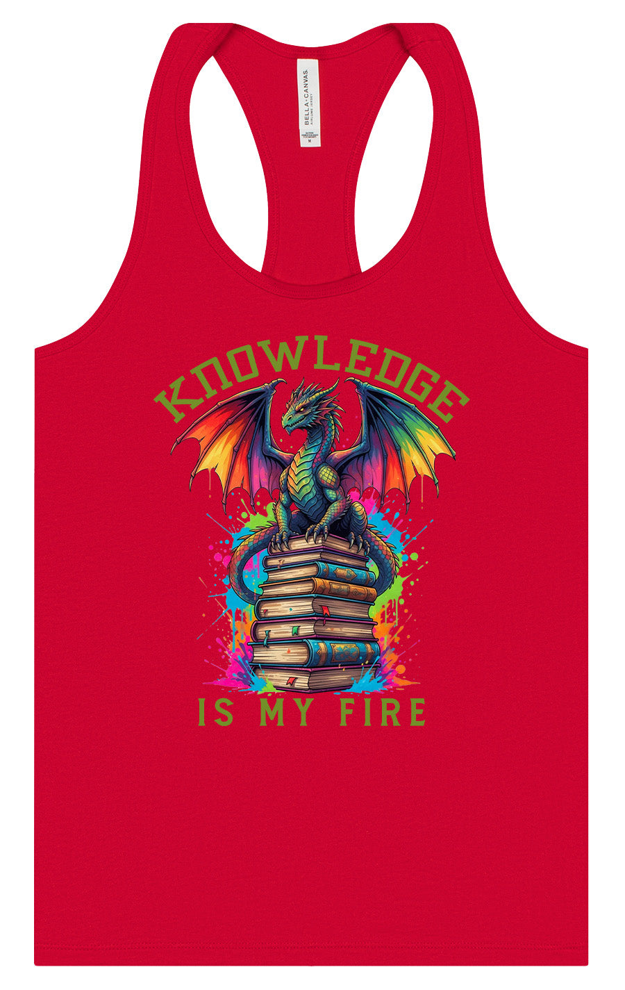 Knowledge is My Fire Women's Racerback Tank