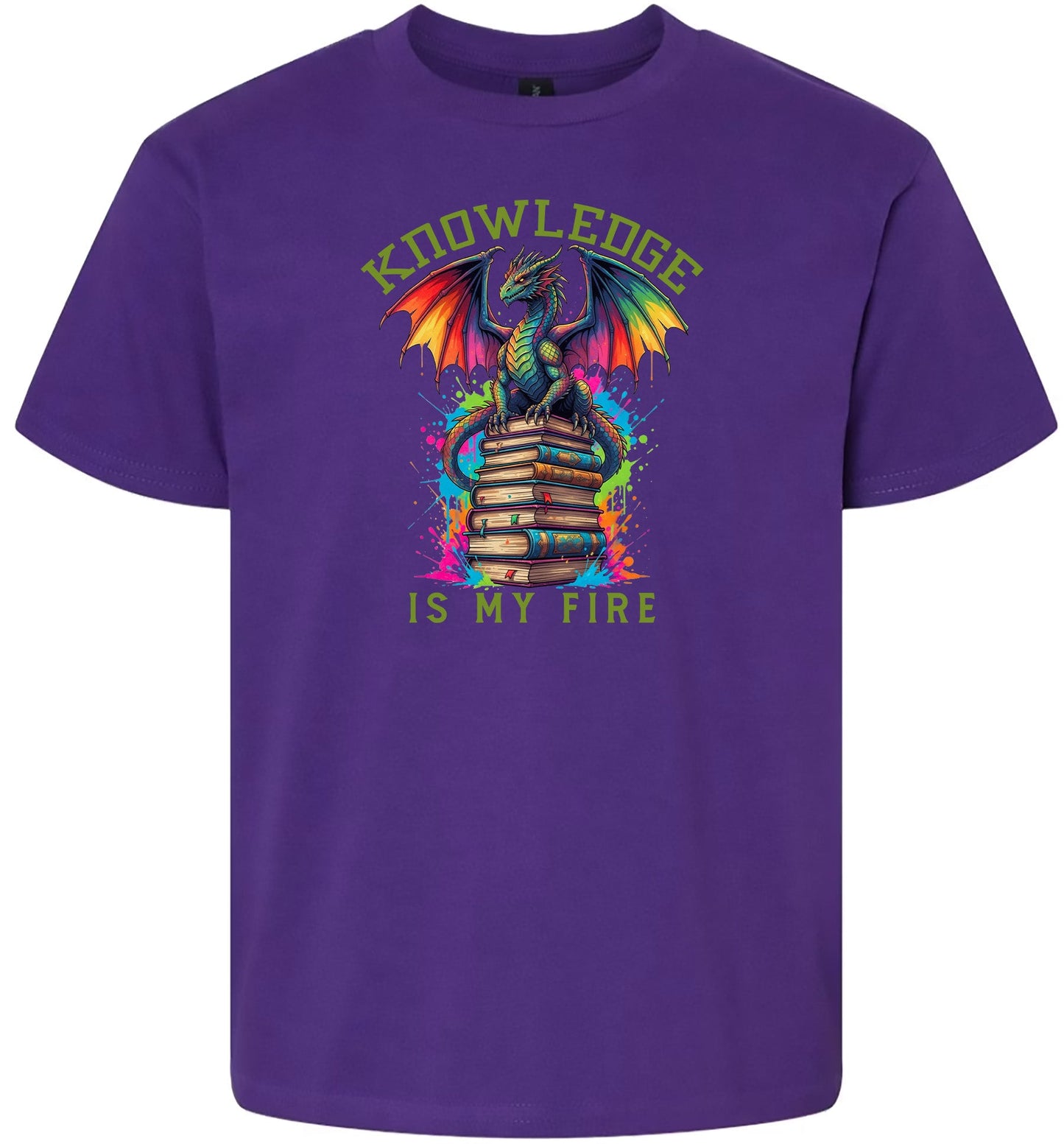 Knowledge is My Fire Children's Gildan Soft Shirt