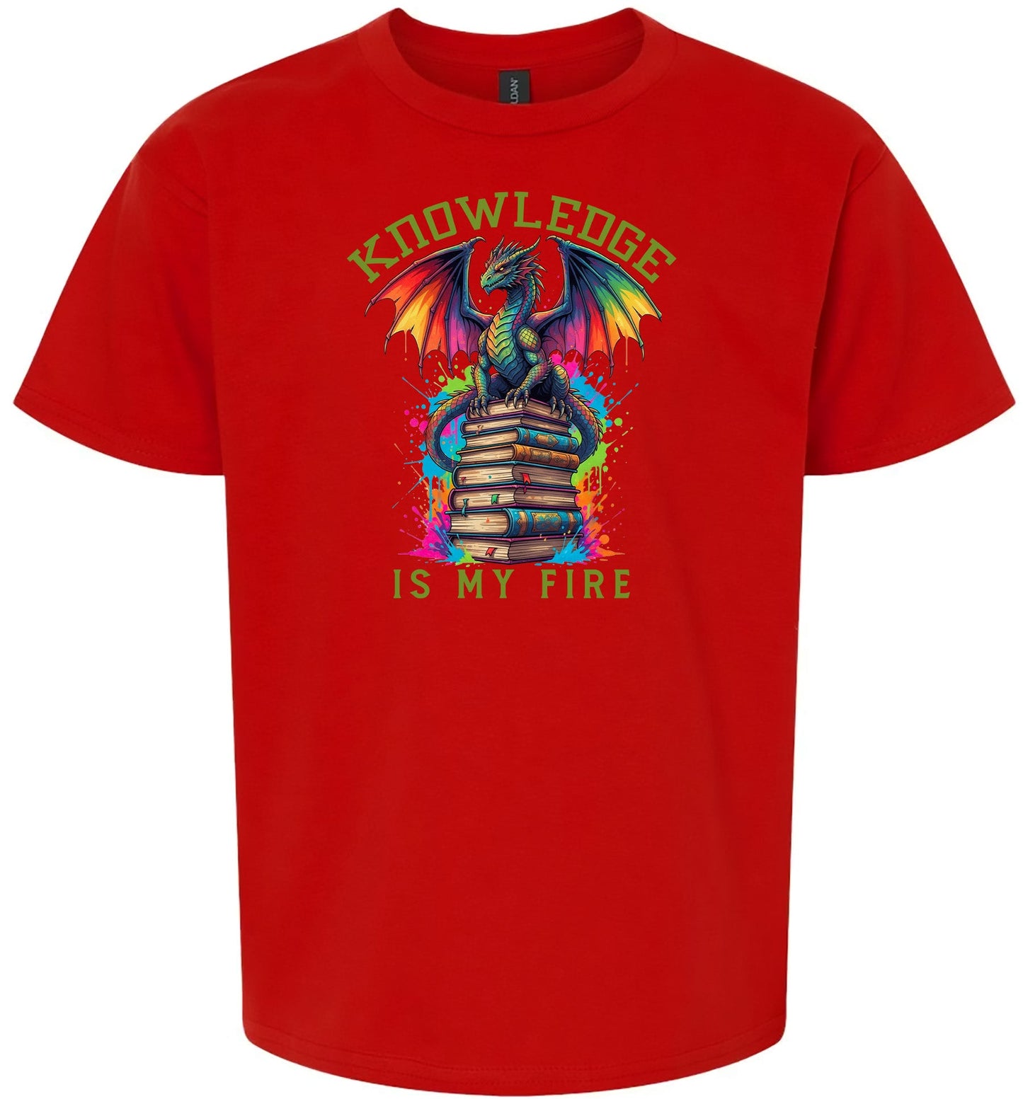 Knowledge is My Fire Children's Gildan Soft Shirt