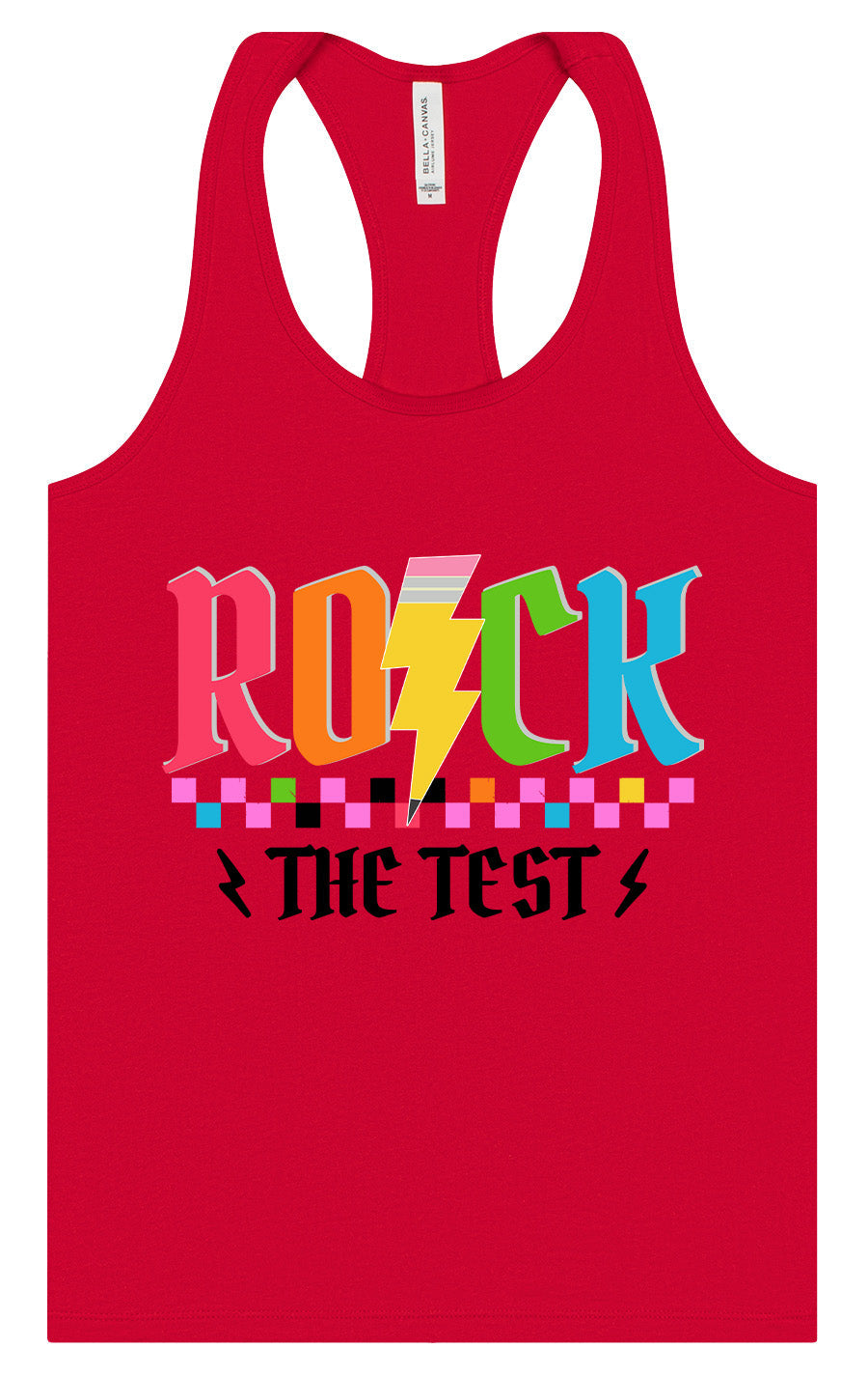 Rock the Test Women's Racerback Tank