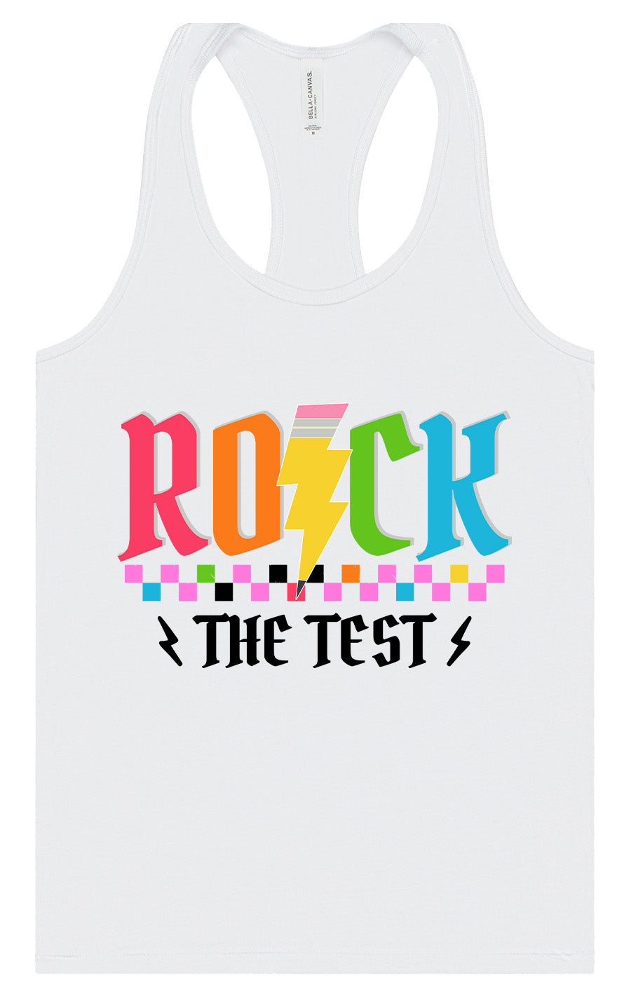 Rock the Test Women's Racerback Tank