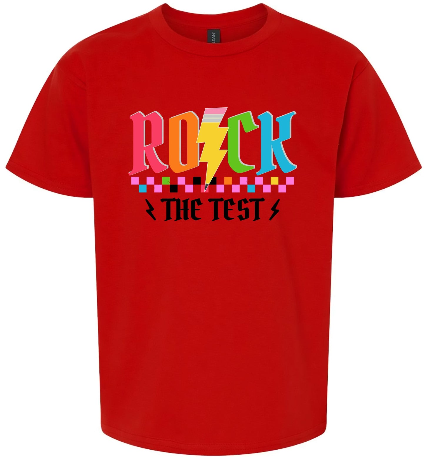 Rock the Test Children's Gildan Soft Shirt