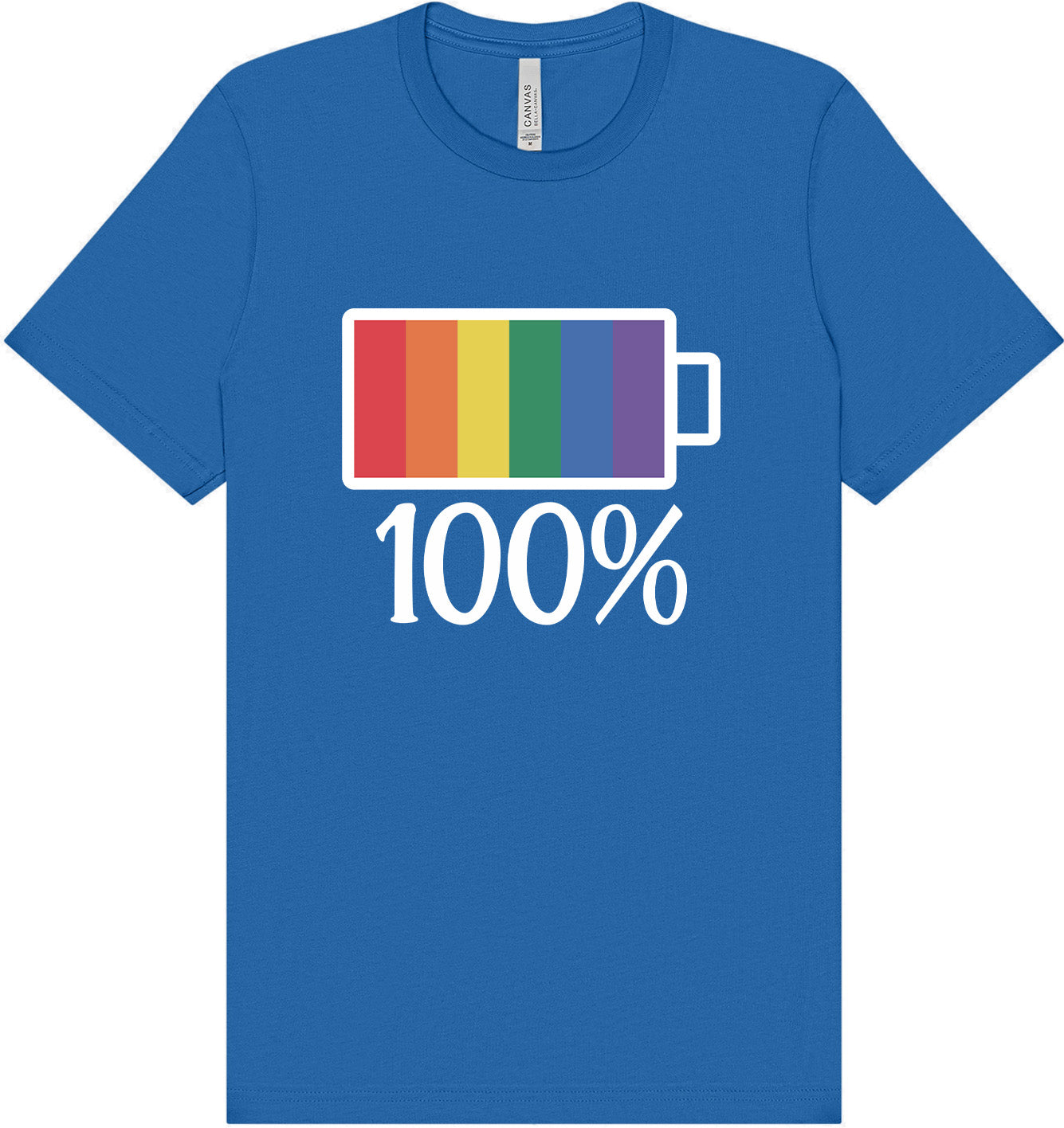 Pride Battery Charged Adult Bella Canvas Shirt