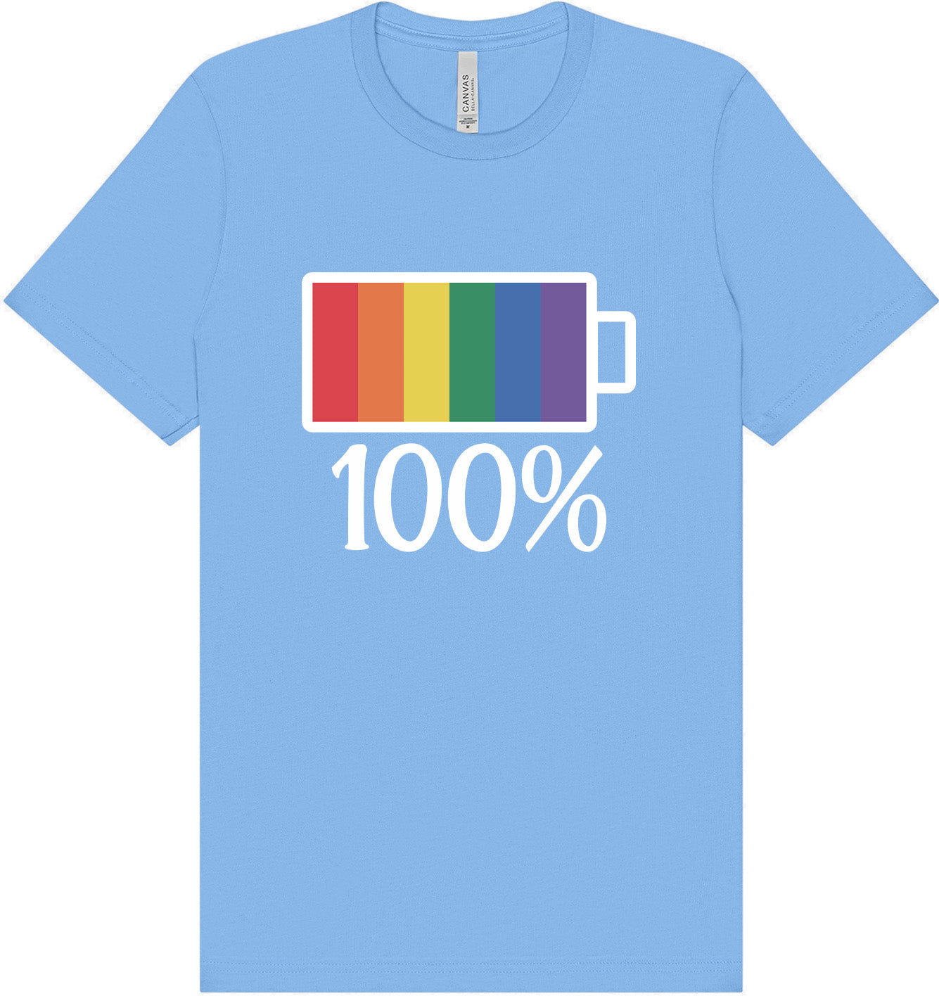 Pride Battery Charged Adult Bella Canvas Shirt