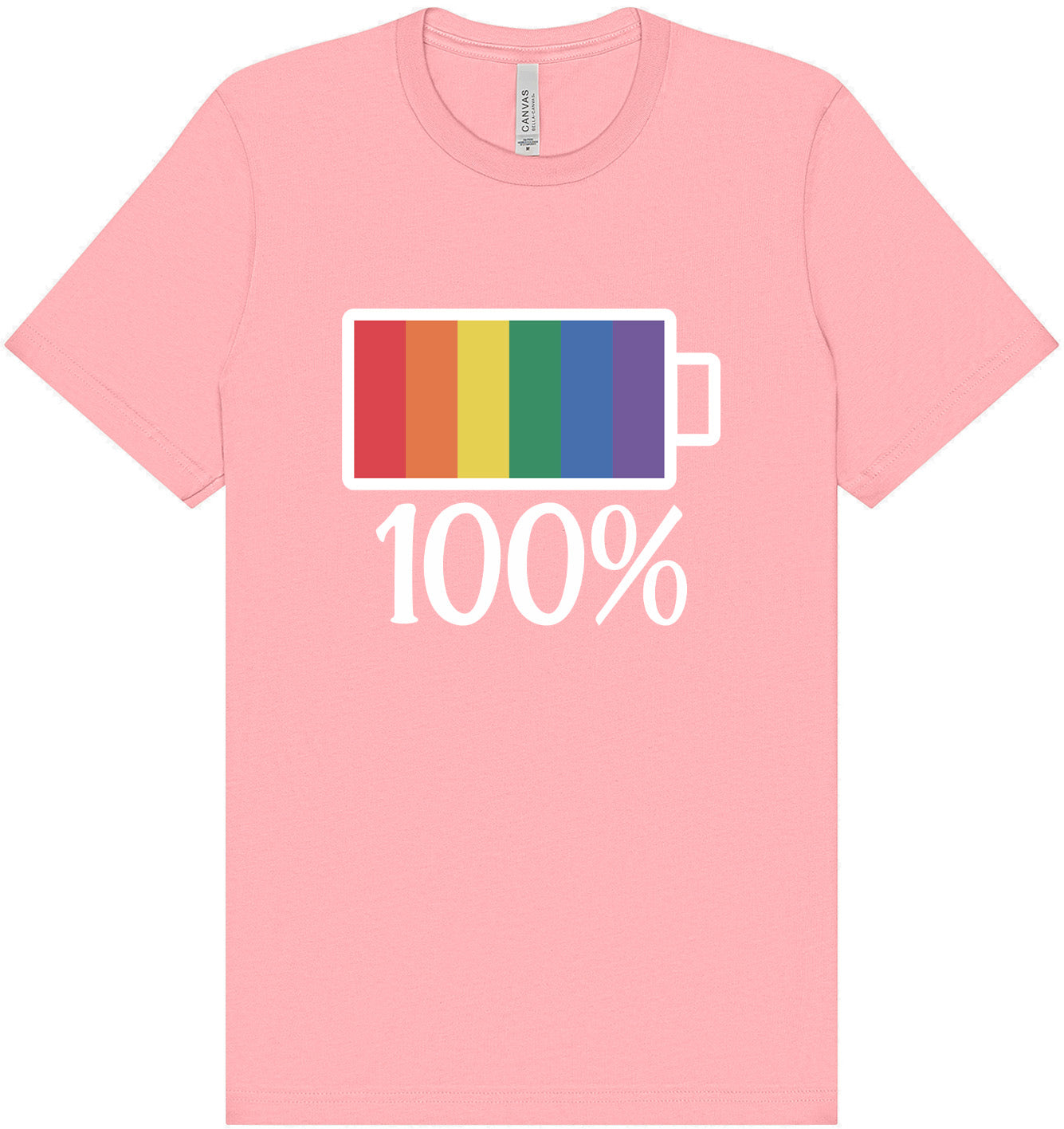 Pride Battery Charged Adult Bella Canvas Shirt