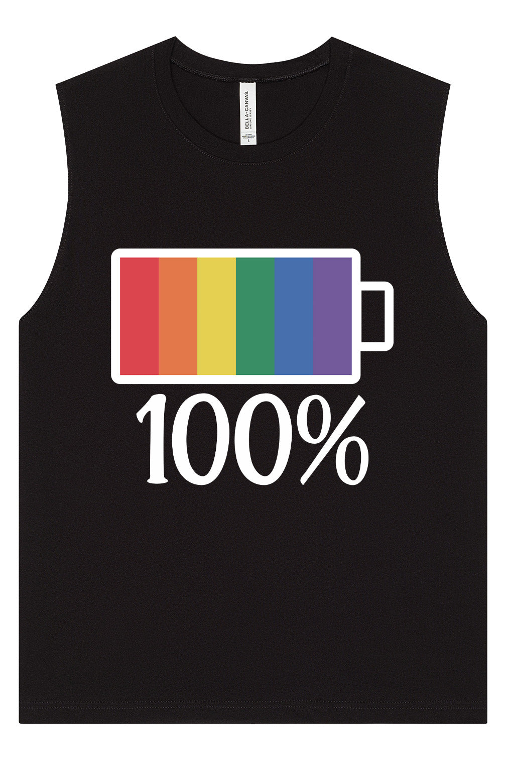 Pride Battery Charged Muscle Tank