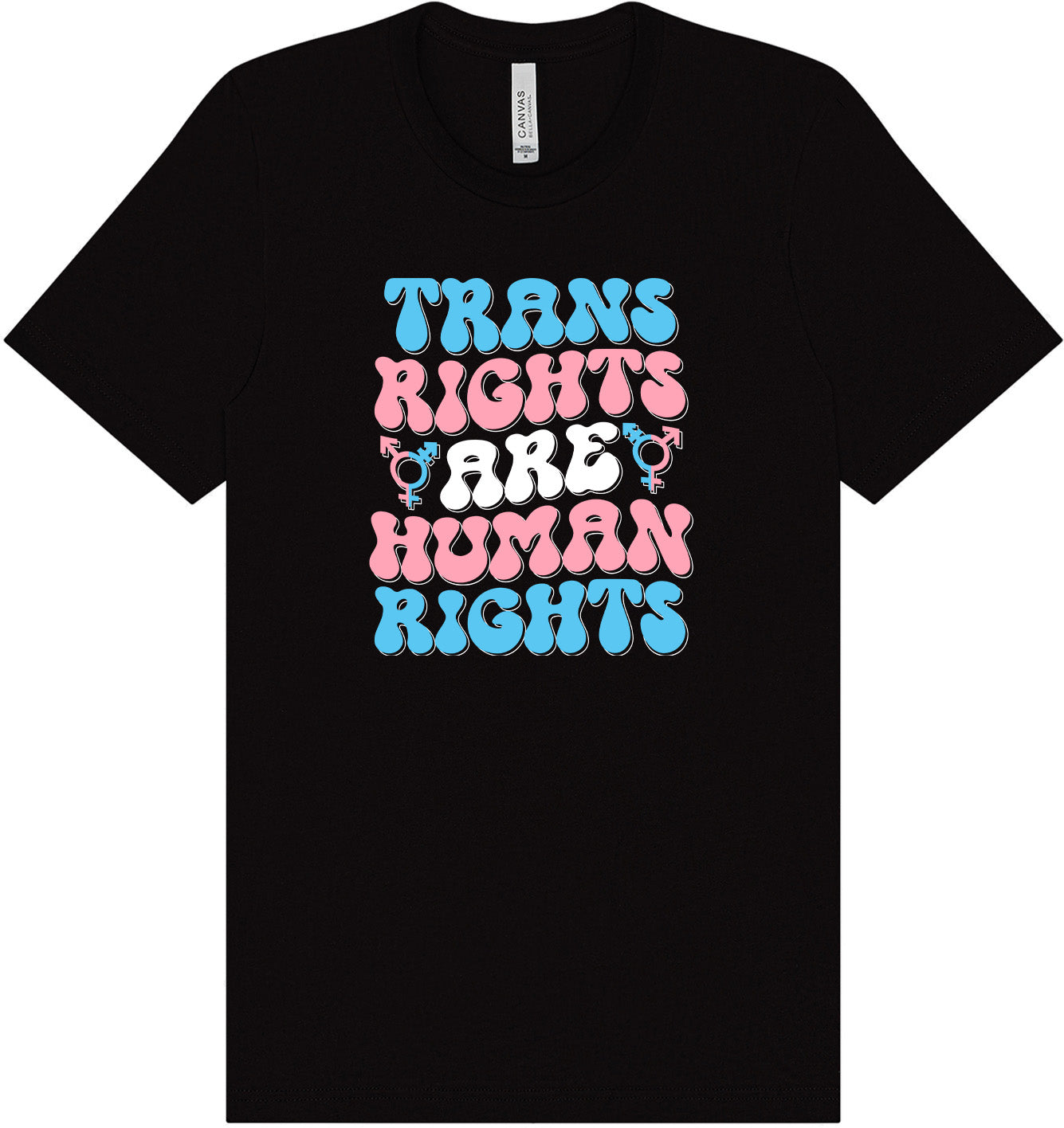 Trans Rights are Human Rights Adult Bella Canvas Shirt