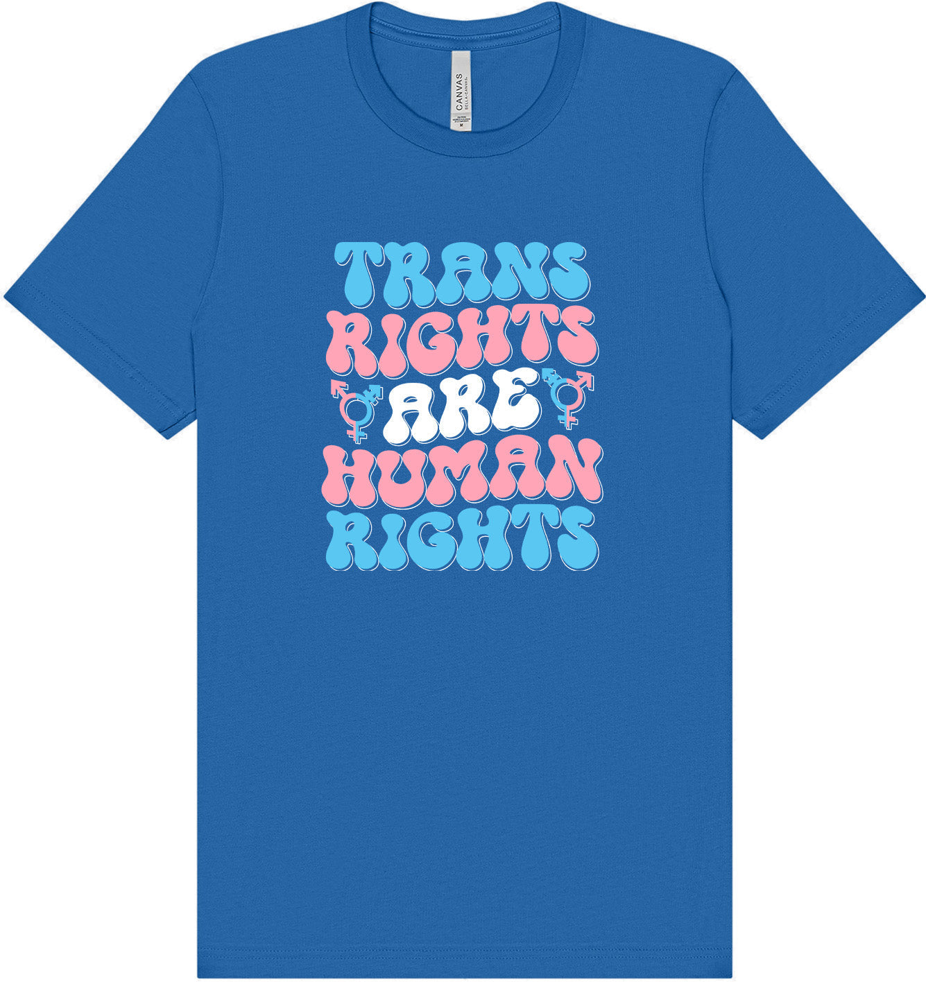 Trans Rights are Human Rights Adult Bella Canvas Shirt