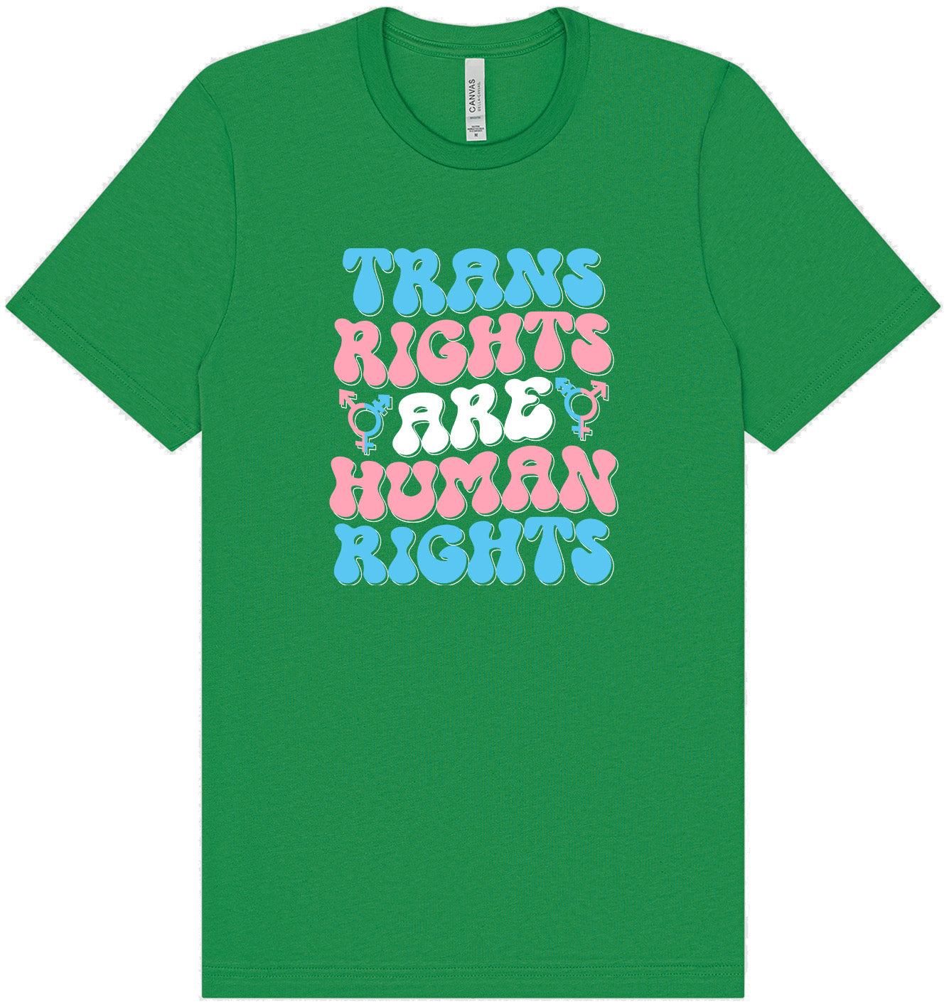 Trans Rights are Human Rights Adult Bella Canvas Shirt