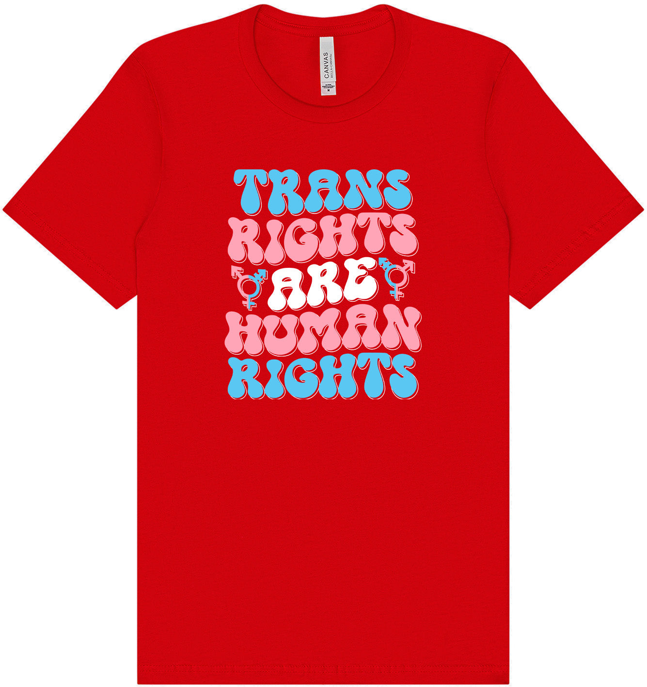 Trans Rights are Human Rights Adult Bella Canvas Shirt