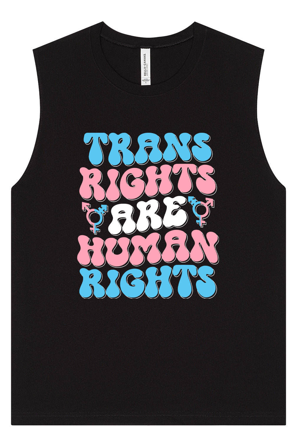 Trans Rights are Human Rights Muscle Tank