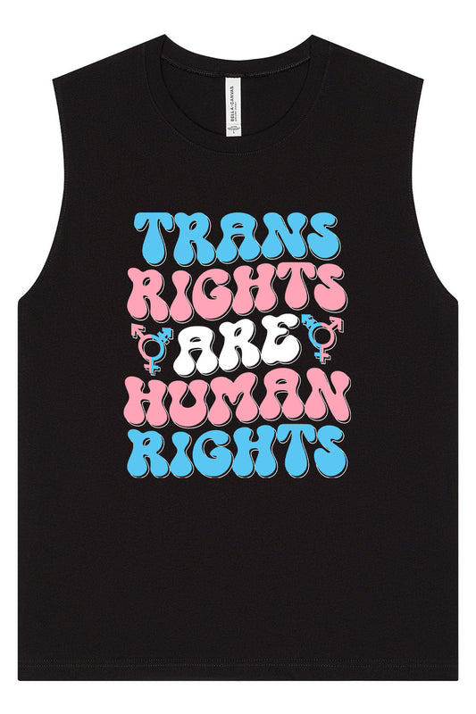 Trans Rights are Human Rights Muscle Tank