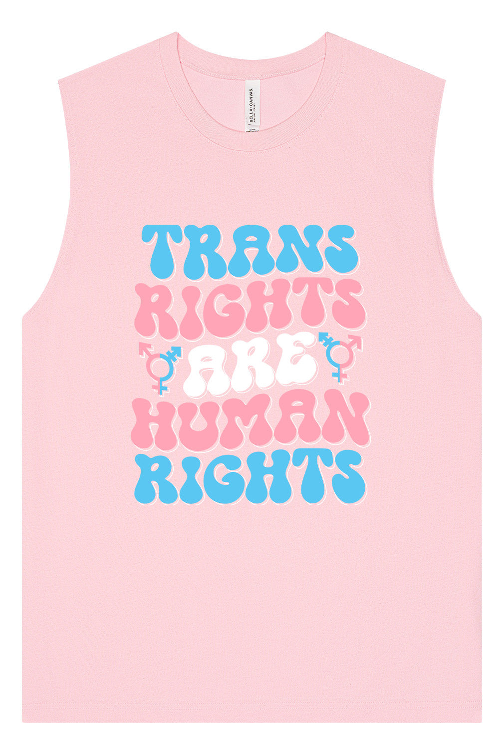 Trans Rights are Human Rights Muscle Tank