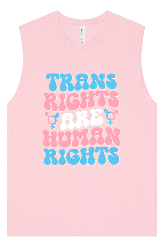 Trans Rights are Human Rights Muscle Tank