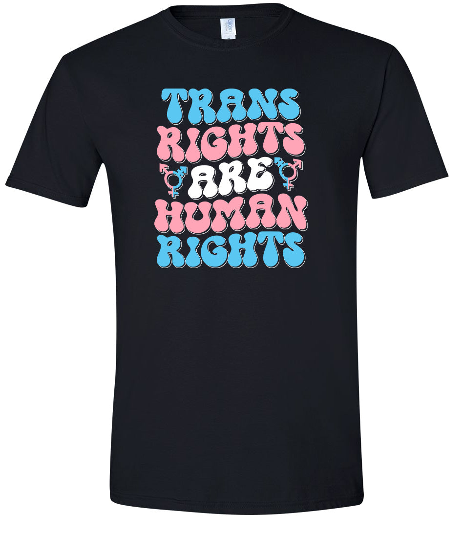 Trans Rights are Human Rights Adult Gildan Soft Shirt