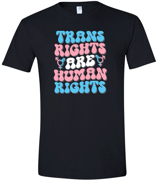 Trans Rights are Human Rights Adult Gildan Soft Shirt