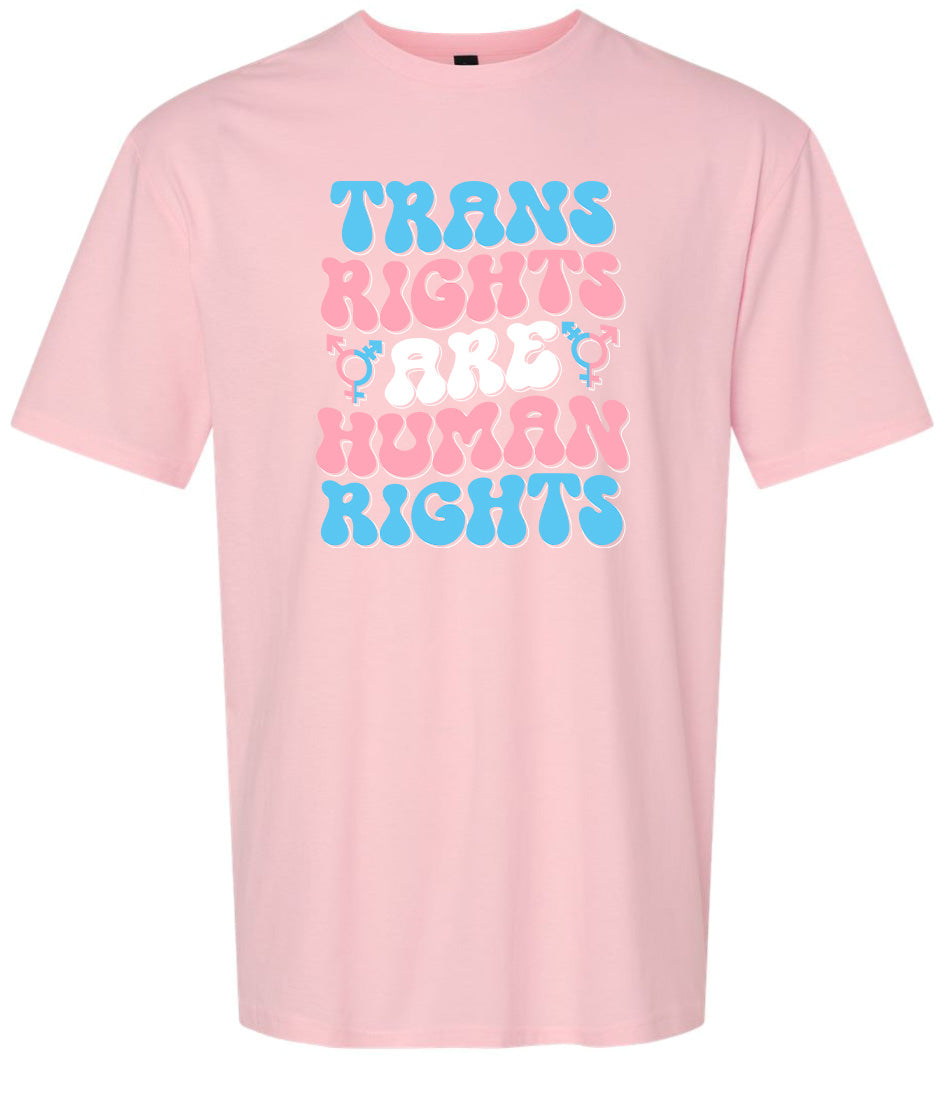 Trans Rights are Human Rights Adult Gildan Soft Shirt