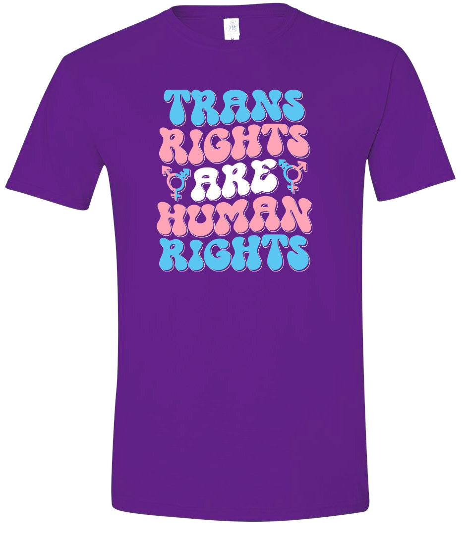 Trans Rights are Human Rights Adult Gildan Soft Shirt