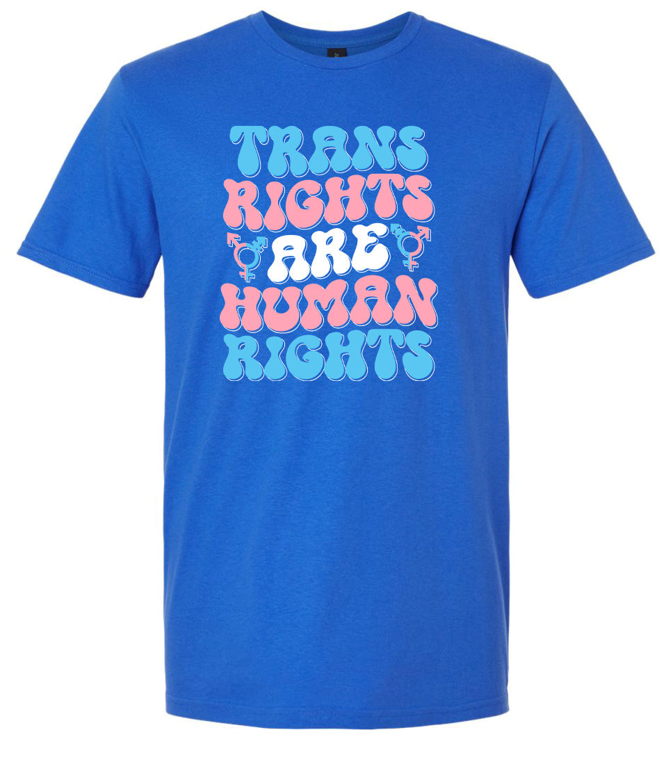 Trans Rights are Human Rights Adult Gildan Soft Shirt