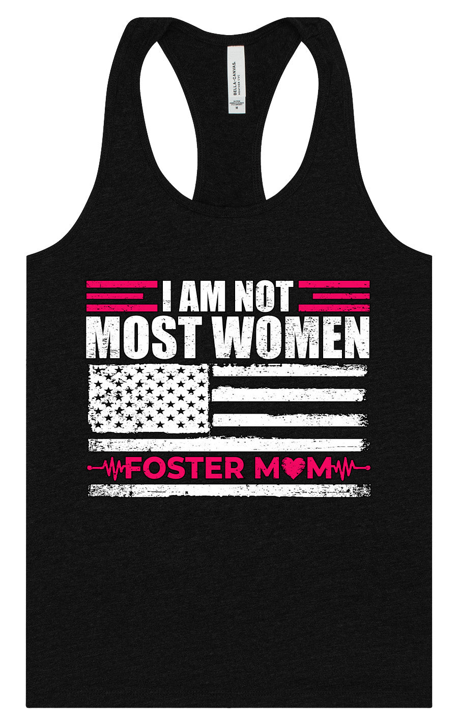 Not Most Women, Foster Mom Women's Racerback Tank