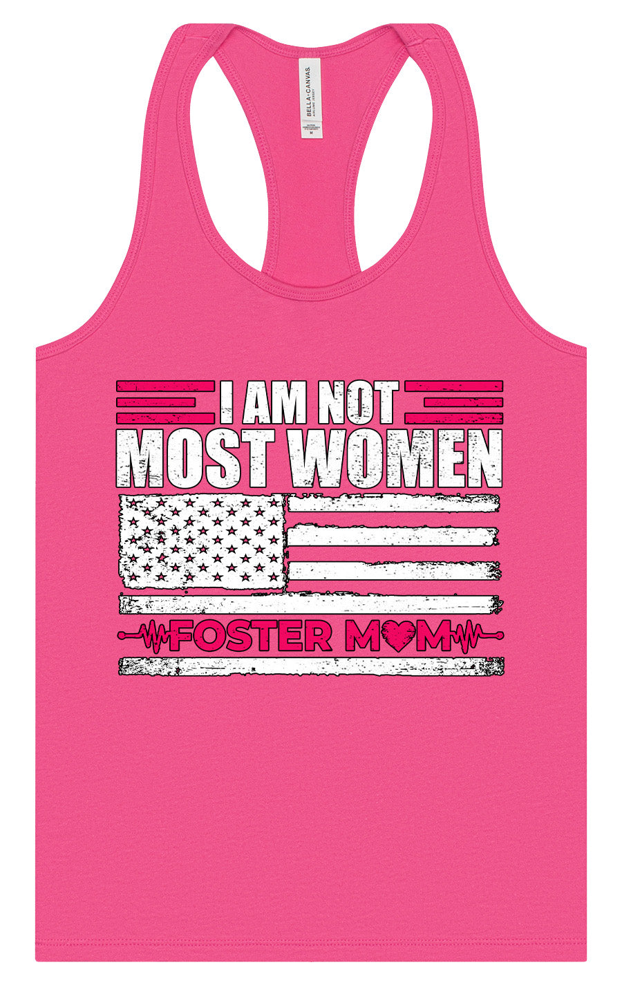 Not Most Women, Foster Mom Women's Racerback Tank