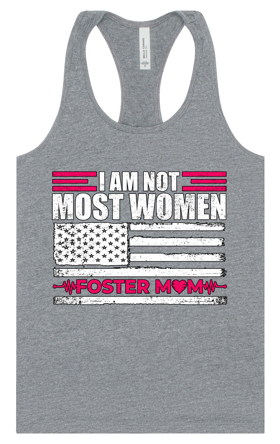 Not Most Women, Foster Mom Women's Racerback Tank