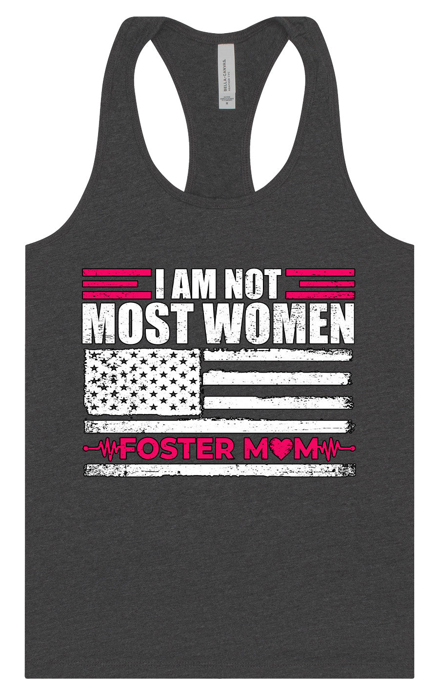 Not Most Women, Foster Mom Women's Racerback Tank