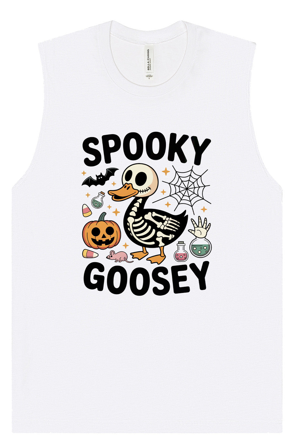 Spooky Goosey Muscle Tank
