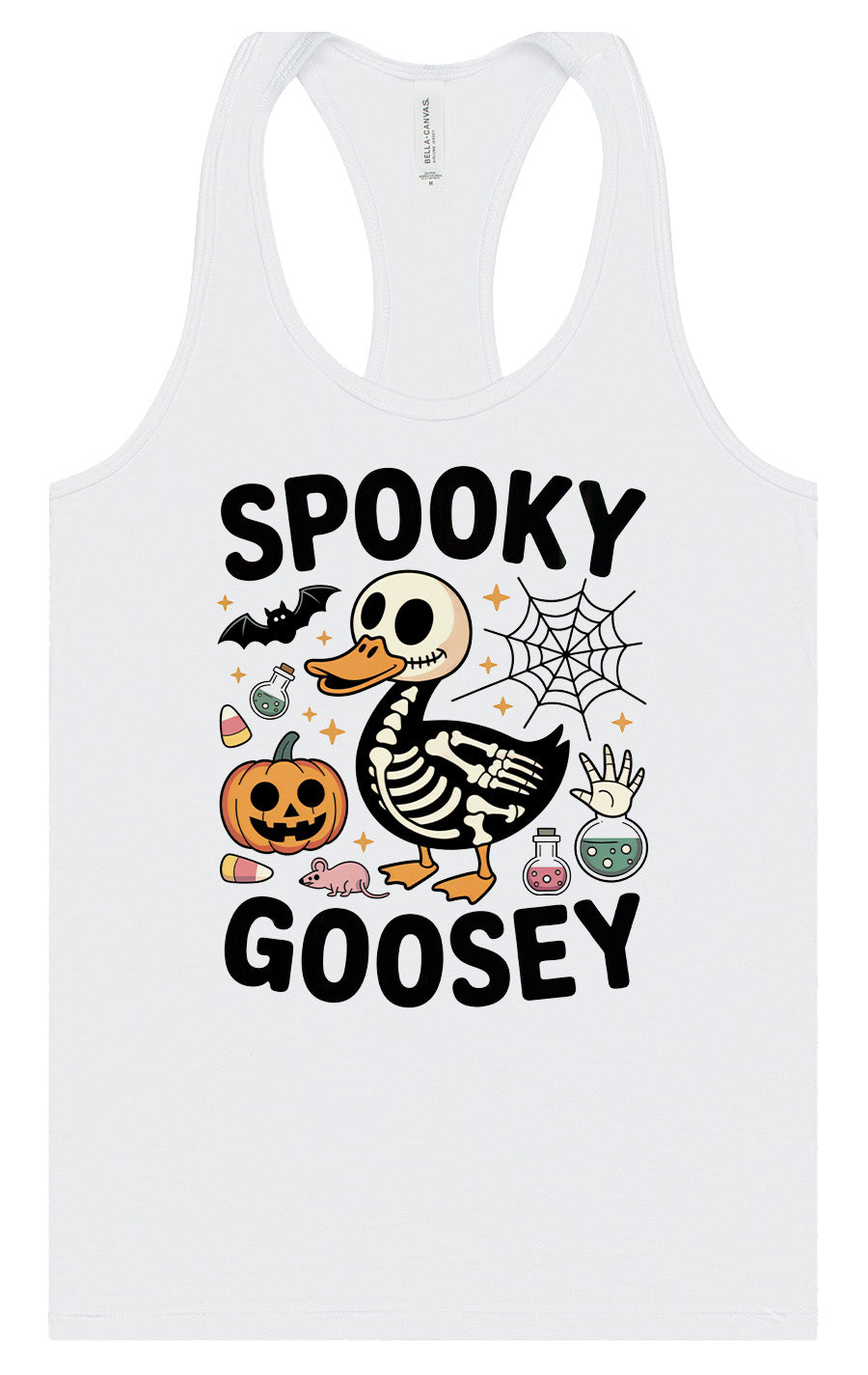 Spooky Goosey Women's Racerback Tank