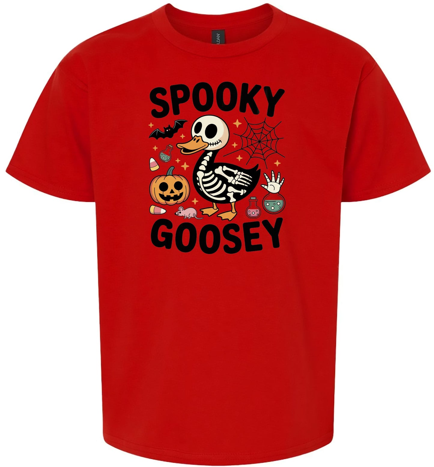 Spooky Goosey Children's Gildan Soft Shirt