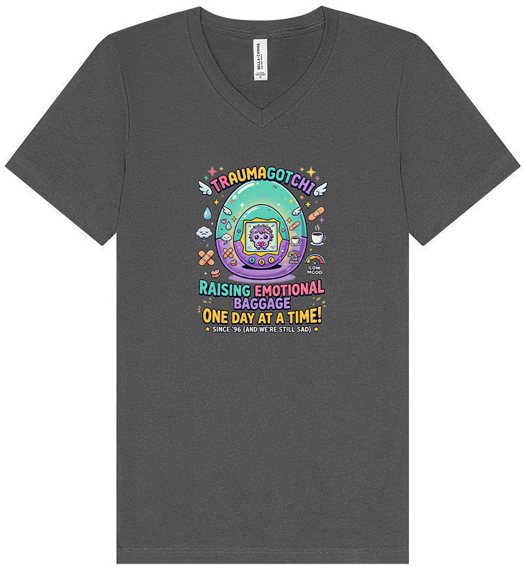 Traumagotchi Unisex V-Neck Shirt