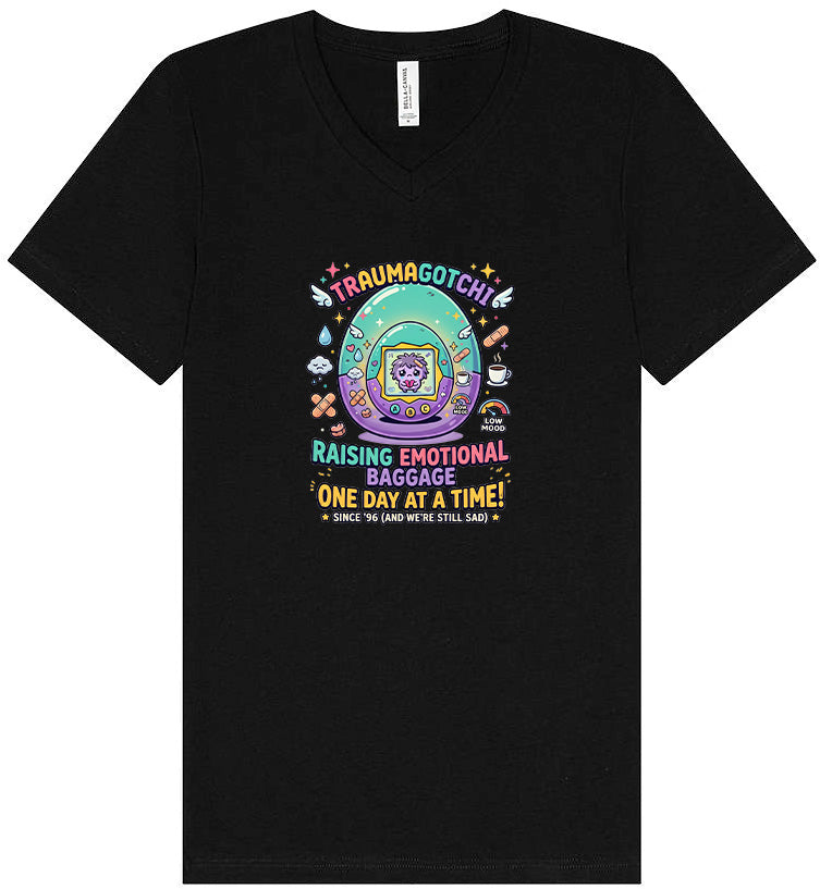 Traumagotchi Unisex V-Neck Shirt